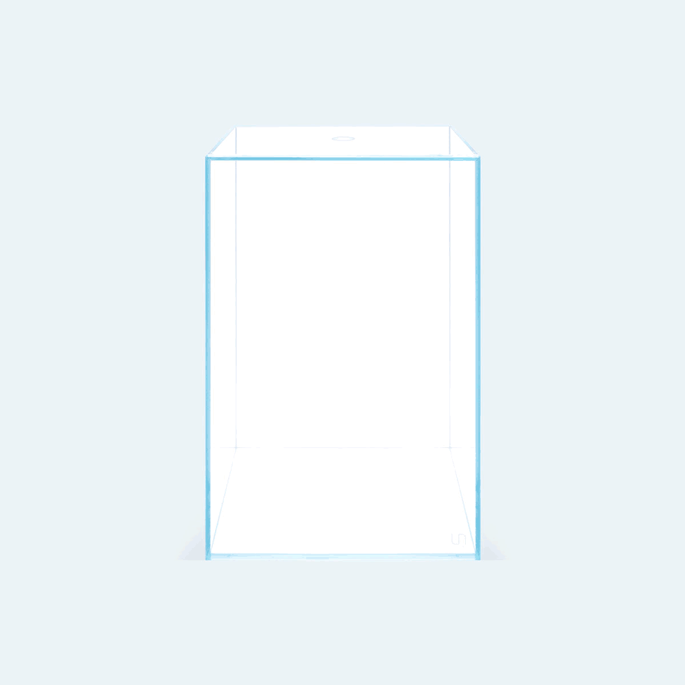 UNS Prism Glass Tank with Flush Lid